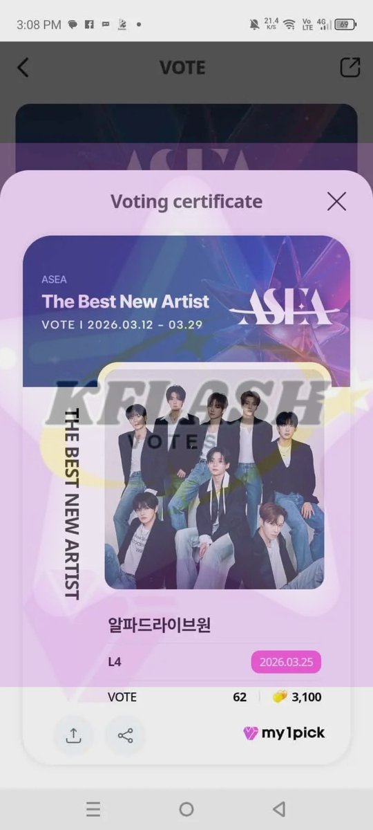 KFlash : Selling KPOP Votes tweet media