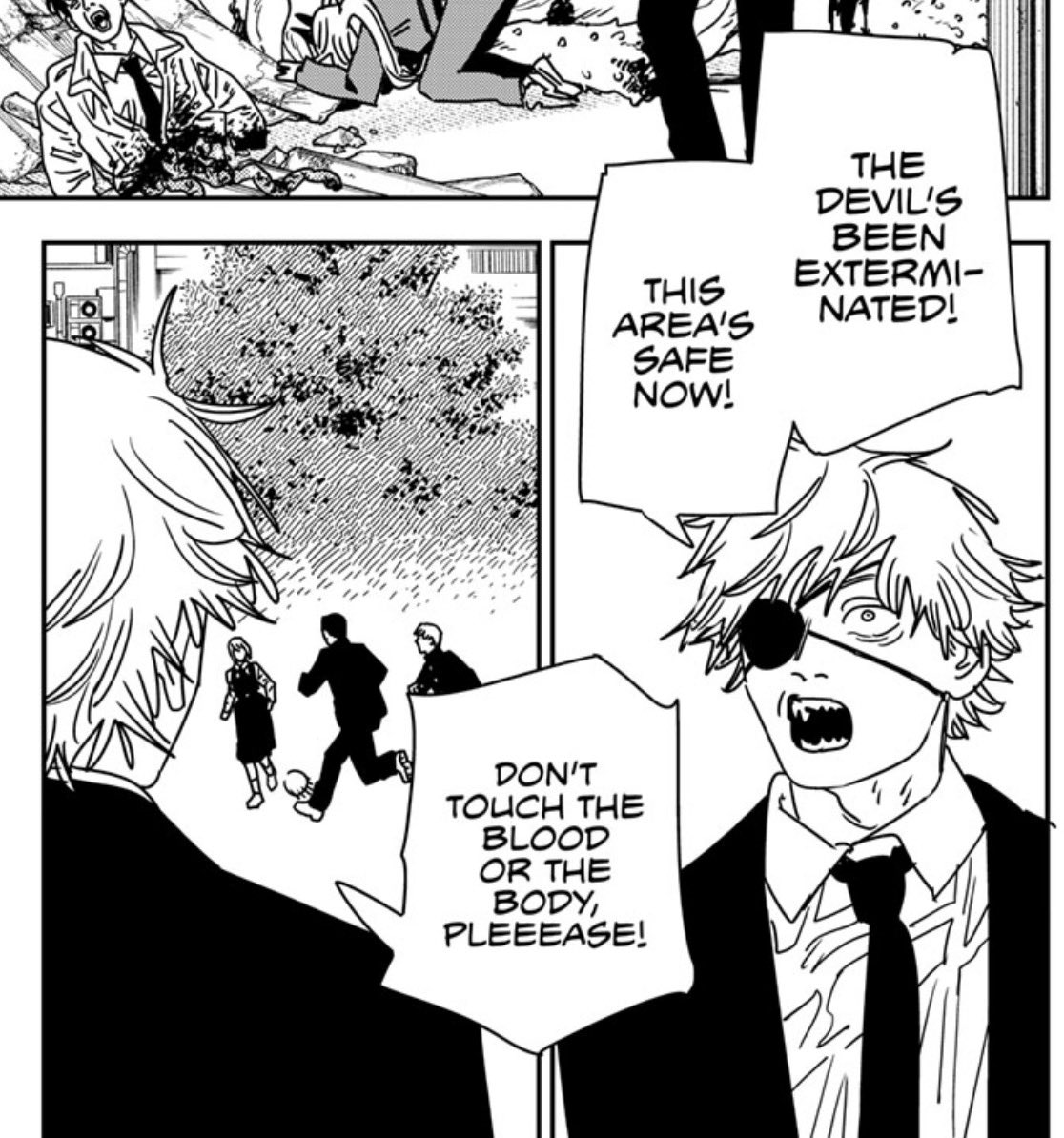 Kamtur_'s tweet photo. @Dynomelon @WARDEVILHQ @Willi4mJ We see in this chapter that Meowy still has affection for Nayuta, and Power still cares for Denji. There’s a lot a specific parallel drawn between Denji and Aki, showing how he is much more mature. Development for the characters remain despite the events not being remembered https://t.co/gAB3ZdVWtz