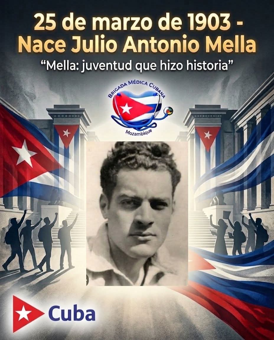 A 123 años de su natalicio, Mella sigue siendo el puente: fundador de la FEU y del primer Partido Comunista. Como dijo Raúl, el heredero legítimo que une el pensamiento martiano con la lucha más profunda. "Mella Vive" 🇨🇺
#CubaViveEnSuHistoria