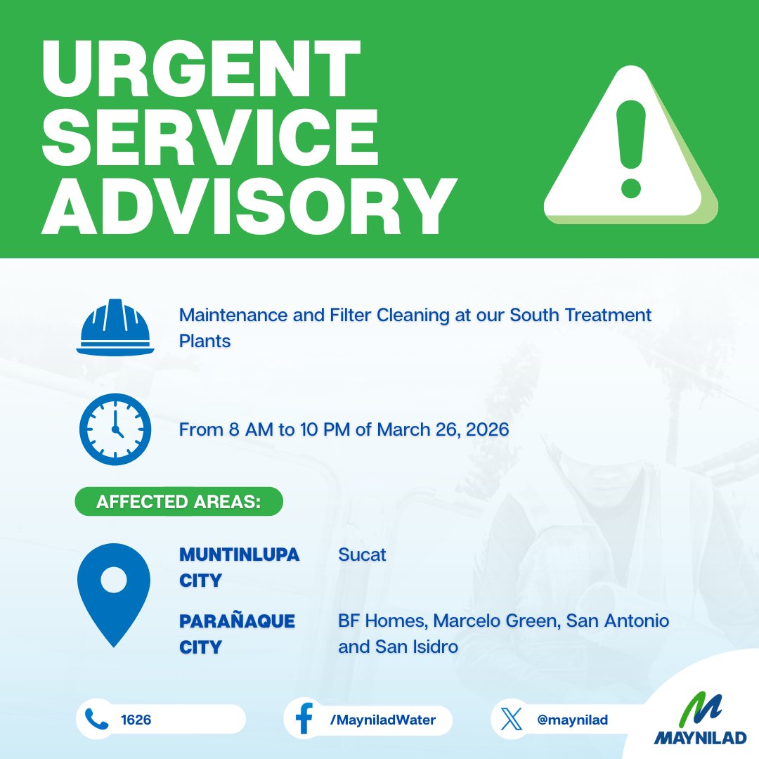 Maynilad Water Services, Inc. tweet media