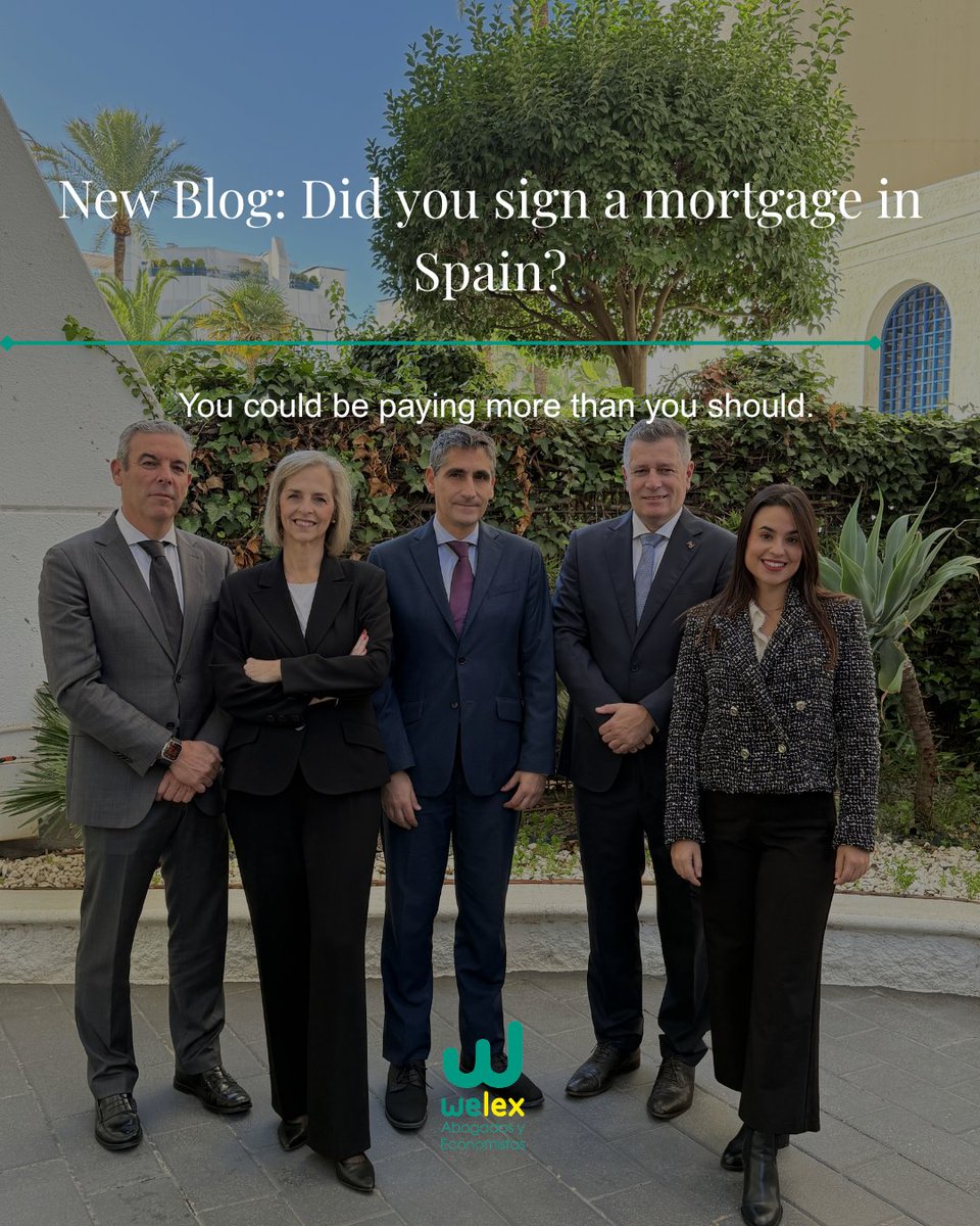 🇬🇧 Unfair mortgage clauses in Spain may still be affecting your finances today.
Signing a contract does not mean losing your rights — lack of transparency can make certain clauses invalid.

👉Read blog: welex.es/unfair-terms-m…