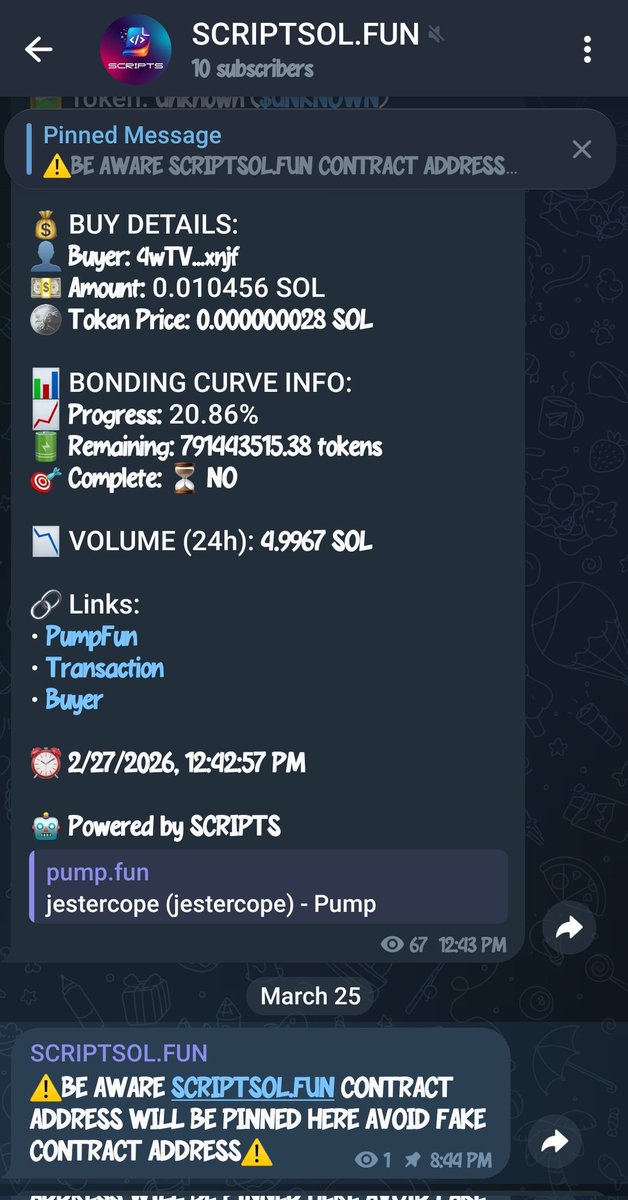 SCRIPT - Smart Crypto Snipe & Hype Tracker tweet media