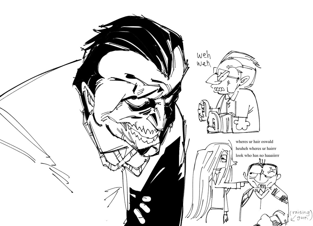 skelethussy's tweet photo. what if theyre still bffs with bruce but just look like this now #dc https://t.co/3HdBEv7jDP