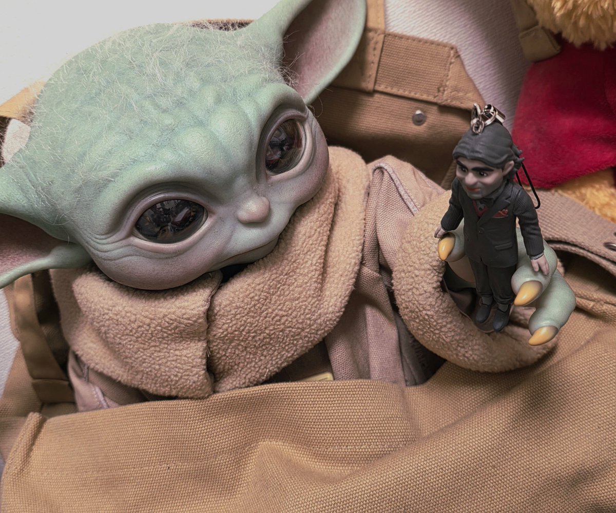 Photokin_sw's tweet image. 我が家のグーさんのお気に入りはコレ。

#Grogu
#dollman