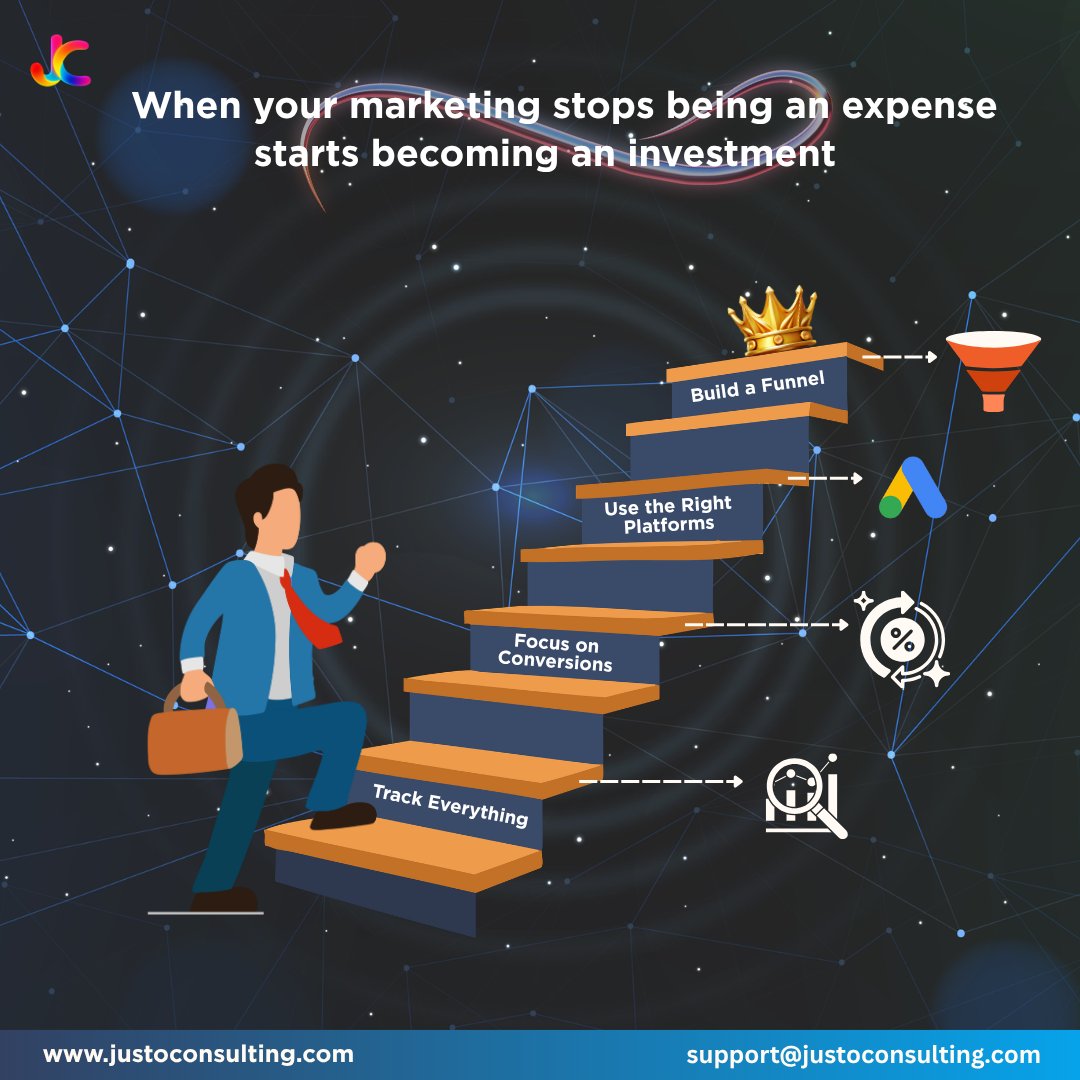 Marketing becomes an investment when you do it right:

→ Build a funnel
→ Use the right platforms
→ Focus on conversions
→ Track everything

Strategy > spend.

#Marketing #DigitalMarketing #Growth #ROI