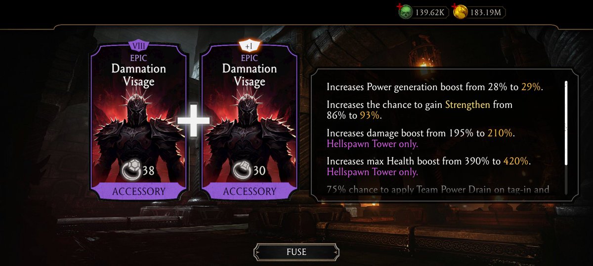 koldscorpion's tweet photo. The Krypt's Elder difficulty mode in #MKMobile wasn't bad on my end when it came to random Epic drops. ๐ฃ๐ฏ
I'm also glad that Bionic Skeleton got maxed out in the process, although I am not such a huge fan of the gear itself.
Anyway, let's go! ๐ https://t.co/Di8uqxY5he