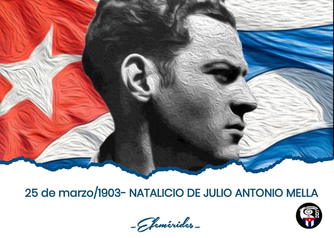 "Mella es bandera alentadora, ejemplar e invencible de la Revolución". #FidelPorSiempe
#Cuba #CDRCuba #100AñosConFidel