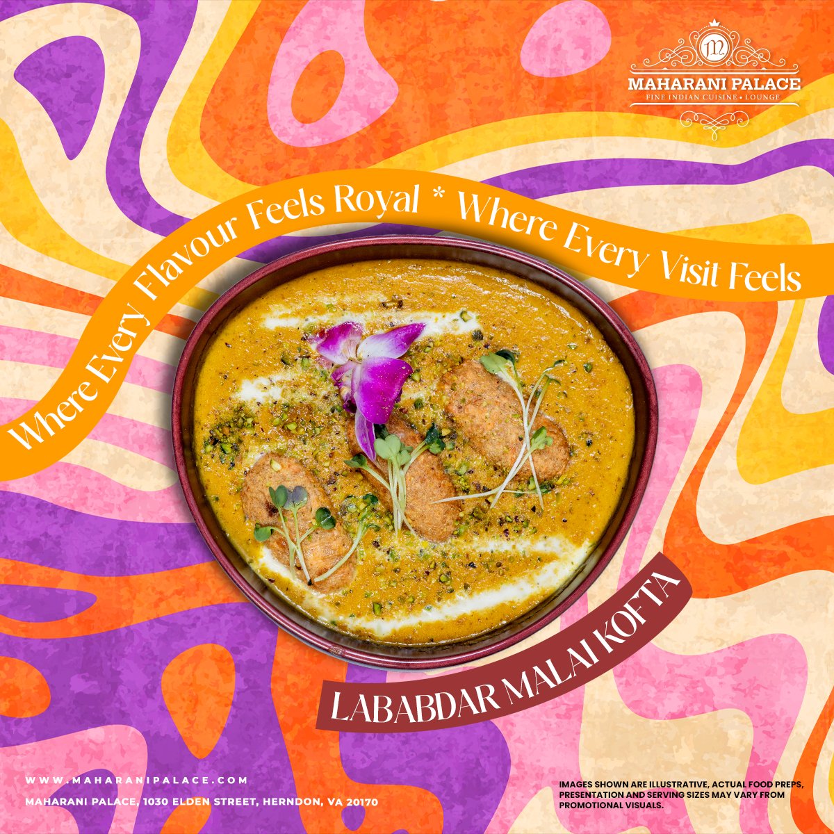 𝐀 𝐑𝐨𝐲𝐚𝐥 𝐃𝐞𝐥𝐢𝐠𝐡𝐭: 𝐋𝐚𝐛𝐚𝐛𝐝𝐚𝐫 𝐌𝐚𝐥𝐚𝐢 𝐊𝐨𝐟𝐭𝐚 𝐀𝐰𝐚𝐢𝐭𝐬 𝐘𝐨𝐮!
Taste the Royal Indulgence of our Lababdar Malai Kofta – soft, melt-in-your-mouth koftas simmered in a luscious, creamy tomato-based gravy, infused with royal Indian spices. Every bite is a