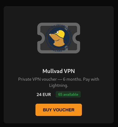massmux's tweet photo. Voucher #VPN acquistabili con #Ligthning e con sconto nella piattaforma Peer2Peer del #BitcoinVoucherBot ora direttamente nella Telegram Mini App oltre che Onion e Web! https://t.co/DaubavwvrG https://t.co/J1lbH8g4dM
