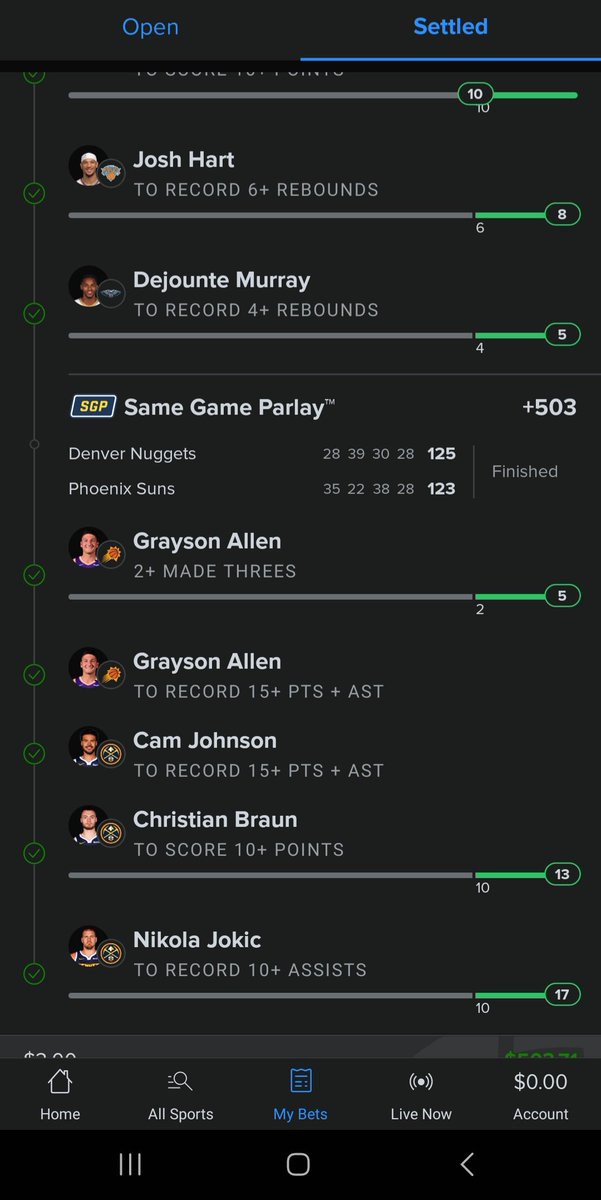 byro21207's tweet photo. @CodyBrownBets Yes Sir!!! 14 leg +16000💥 Thanks Cody!!! https://t.co/xfSadYpFIi