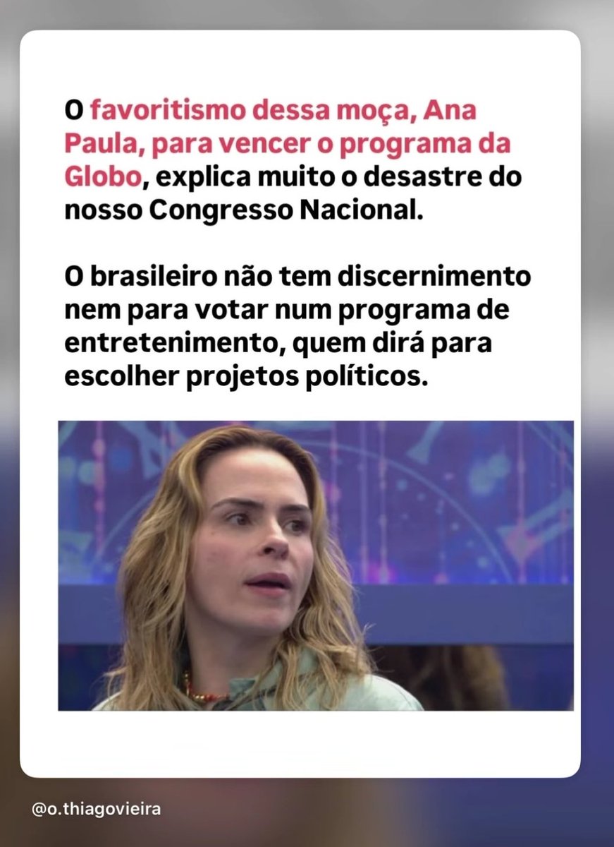 Pri_CL's tweet photo. Isso aqui explica muita coisa sobre o país so viver na merda ...... #bbb26 https://t.co/0xWp1BFR39