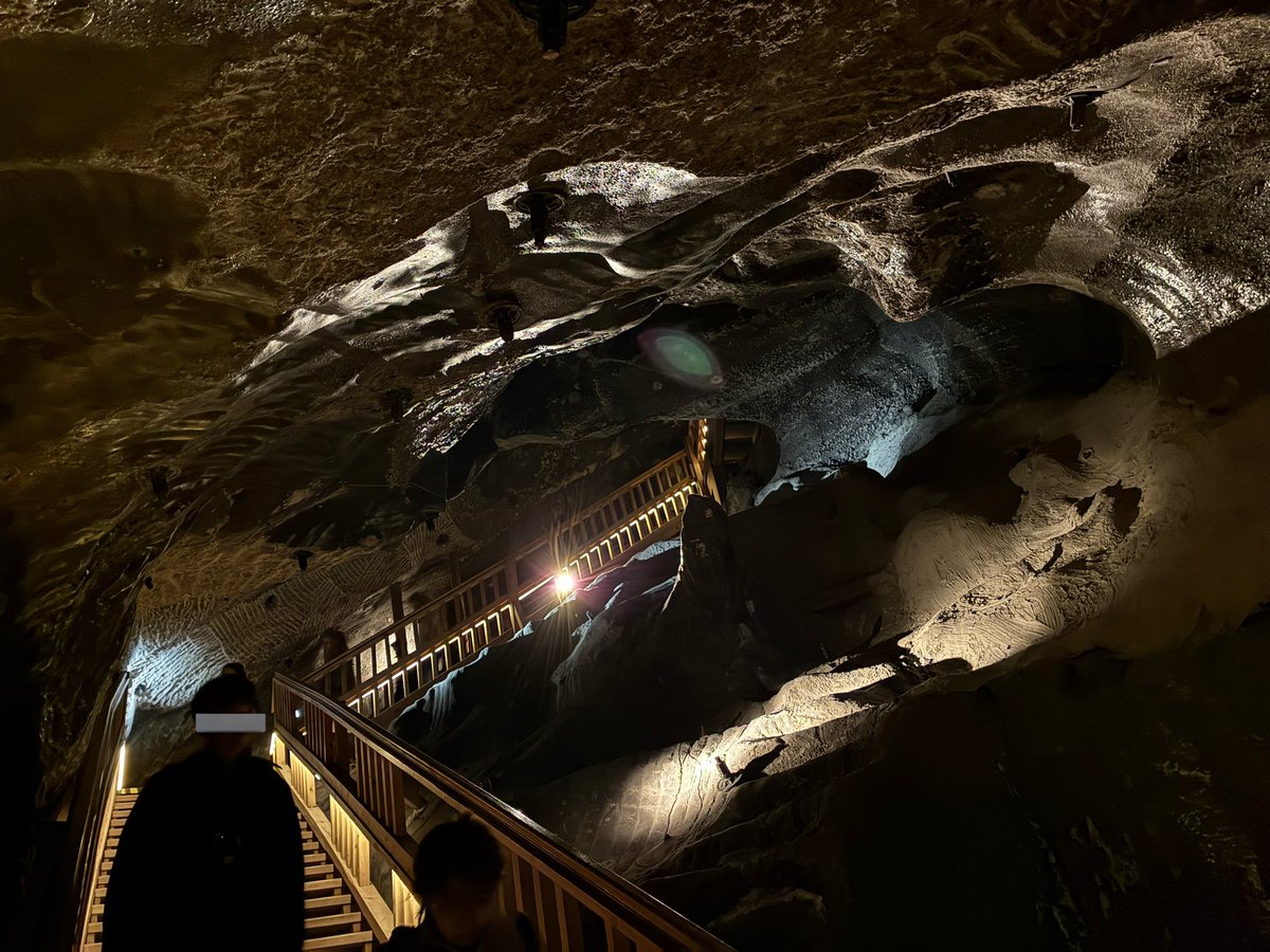 全部塩で圧巻されたなミルぬ（ゔぃえりちか岩塩坑）