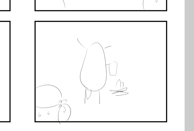 萃香ちゃんの後ろ姿のネームラフがヒドイ 
