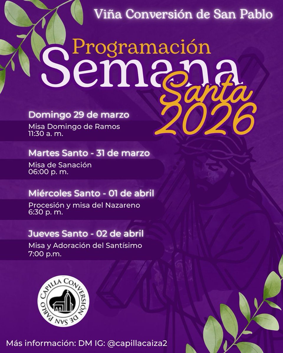 Capilla Conversión de San Pablo tweet media