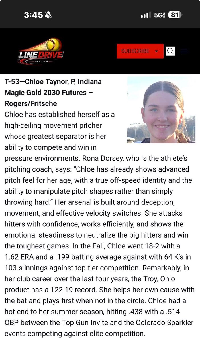 Indiana Magic Gold 2030 Rogers/Fritsche tweet media