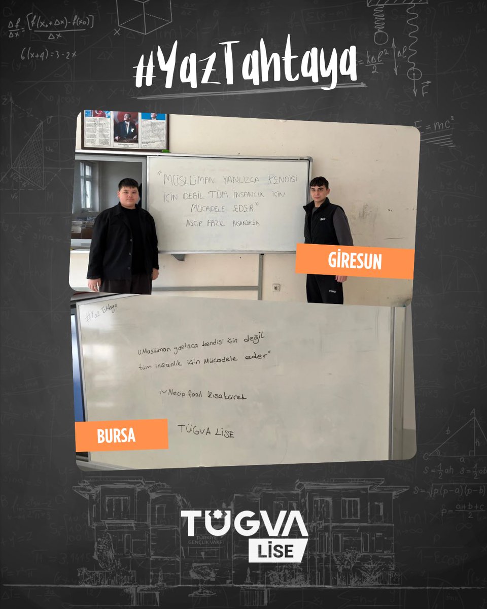 tugvalise's tweet photo. Aynı tahta, farklı gençler, ortak bir ruh!
Bugün yazılan her söz, yarınlarımızı birleştiriyor.

Okul okul, sınıf sınıf #YazTahtaya https://t.co/p5iPZdz1Pb