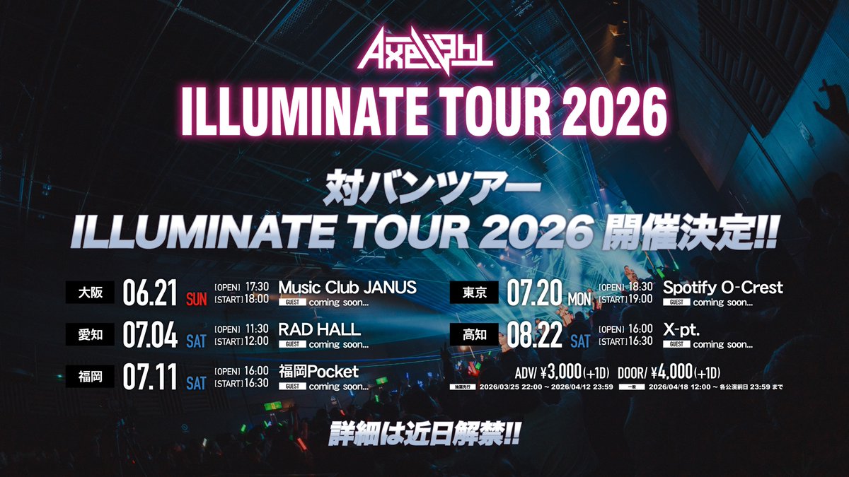 Axelight tweet media