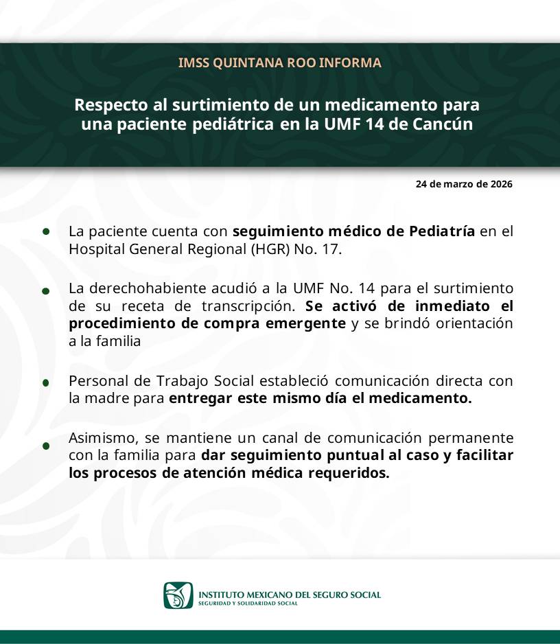 IMSS Quintana Roo tweet media