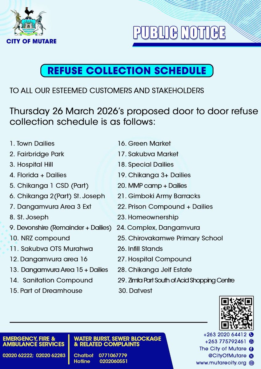 City Of Mutare tweet media