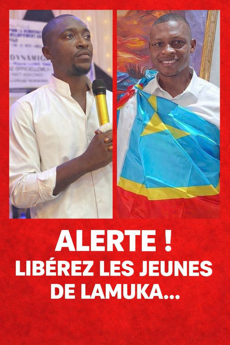 Urgent : Les. 16 militants de LAMUKA arrêtés hier pendant la campagne de sensibilisation pour le dialogue et contre le changement de constitution et détenus au cachot de MATETE viennent d’être transféré au parquet de MATETE ce mercredi matin. Très grave, même les blessés n’ont
