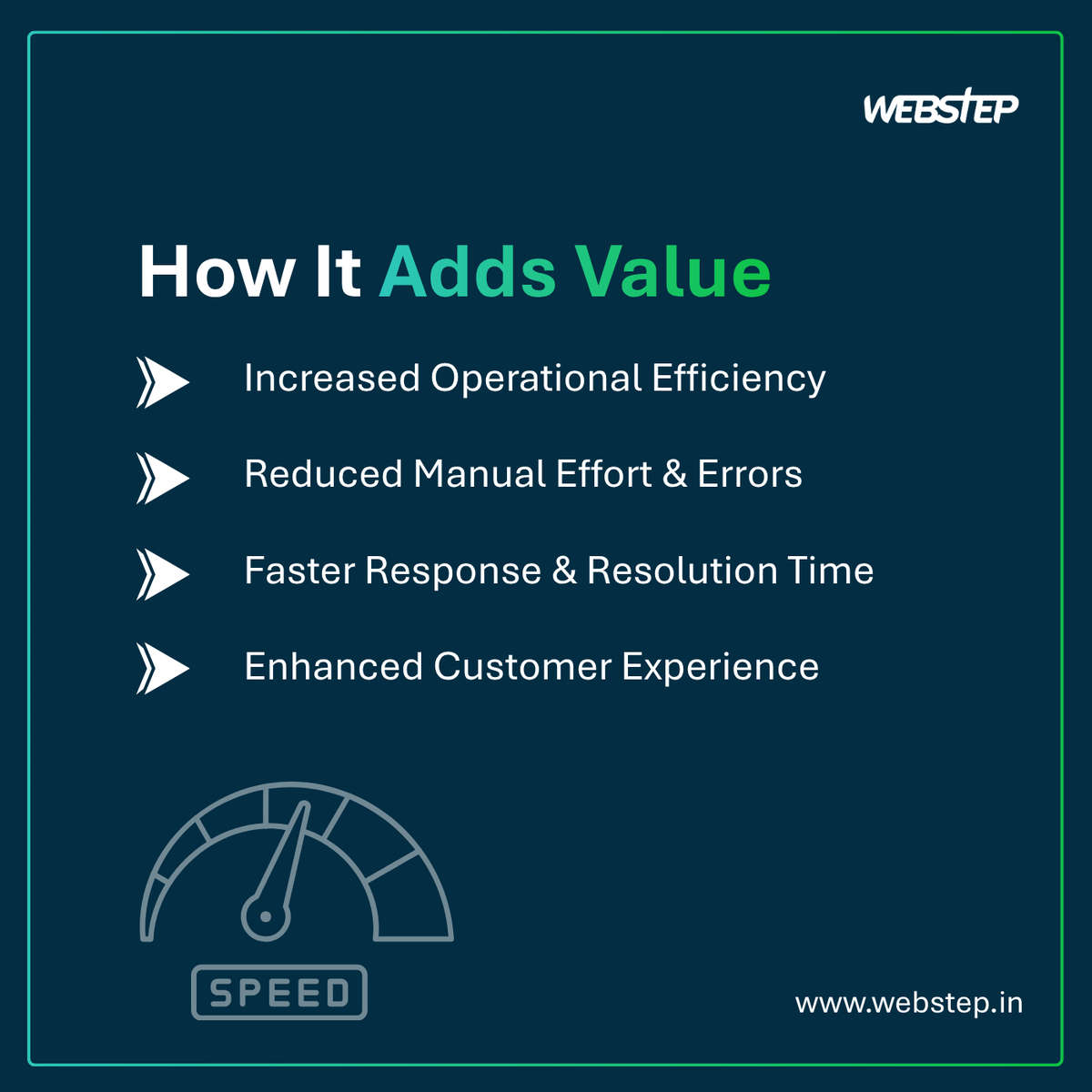 websteptech's tweet photo. Automate your business processes with ServiceNow to boost efficiency and reduce manual effort. Streamline workflows, improve service delivery, and scale smarter with intelligent automation.

#ServiceNow #Automation #DigitalTransformation #WorkflowAutomation #WEBSTEP https://t.co/e4jzAOQpau
