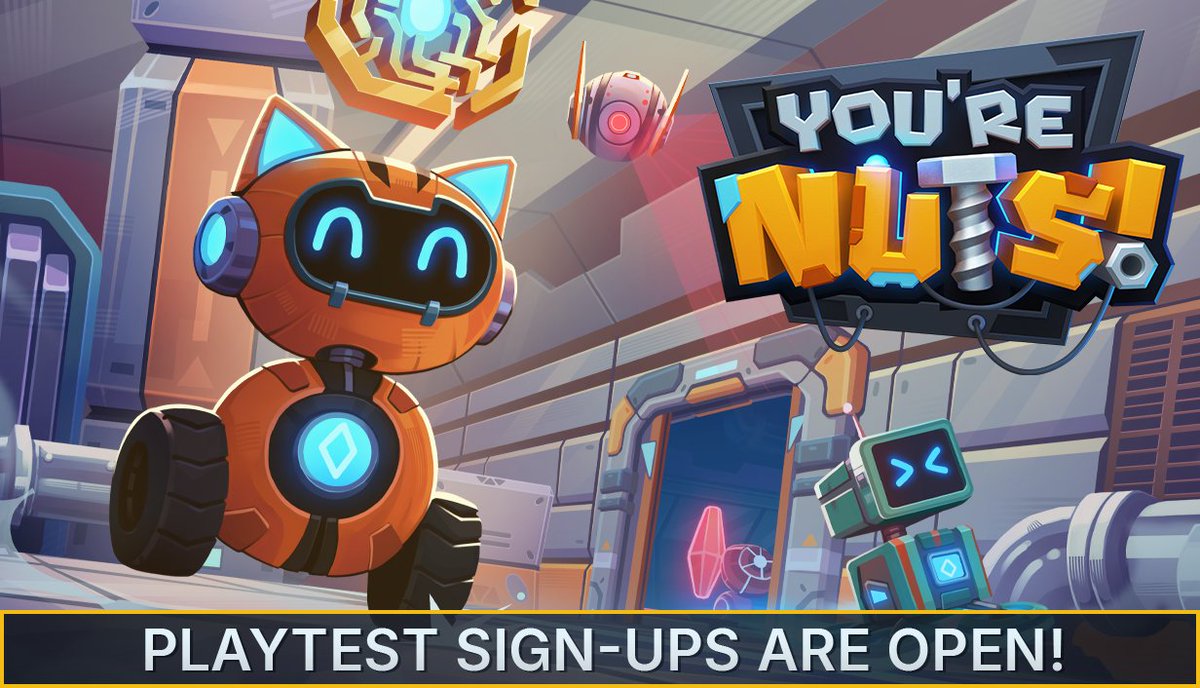 You're Nuts! 🔩💙🎮 Wishlist now! 🤖 tweet media