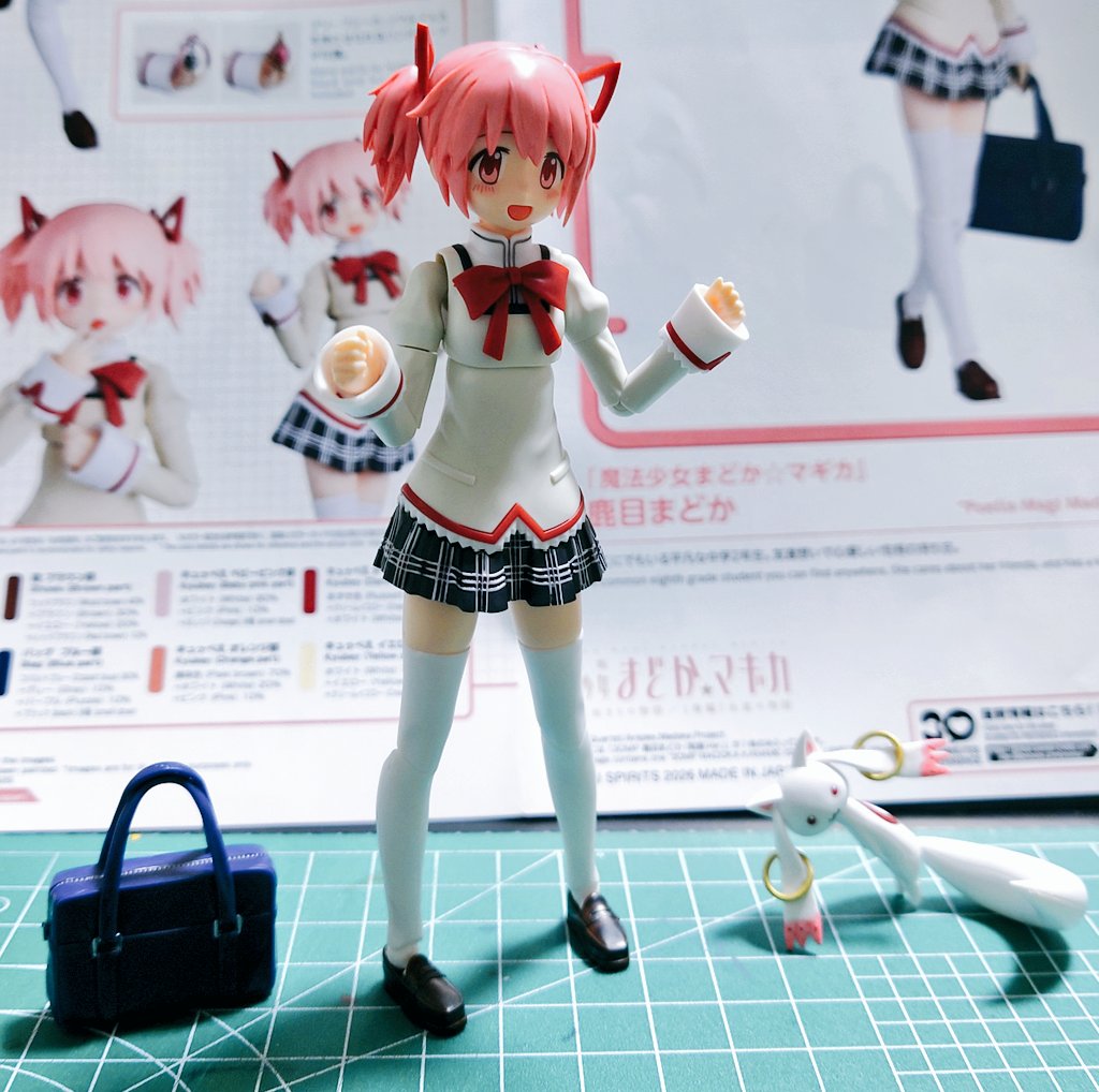 30MP 鹿目まどか （制服Ver.）、完成。 塗装は最低限にしておきました