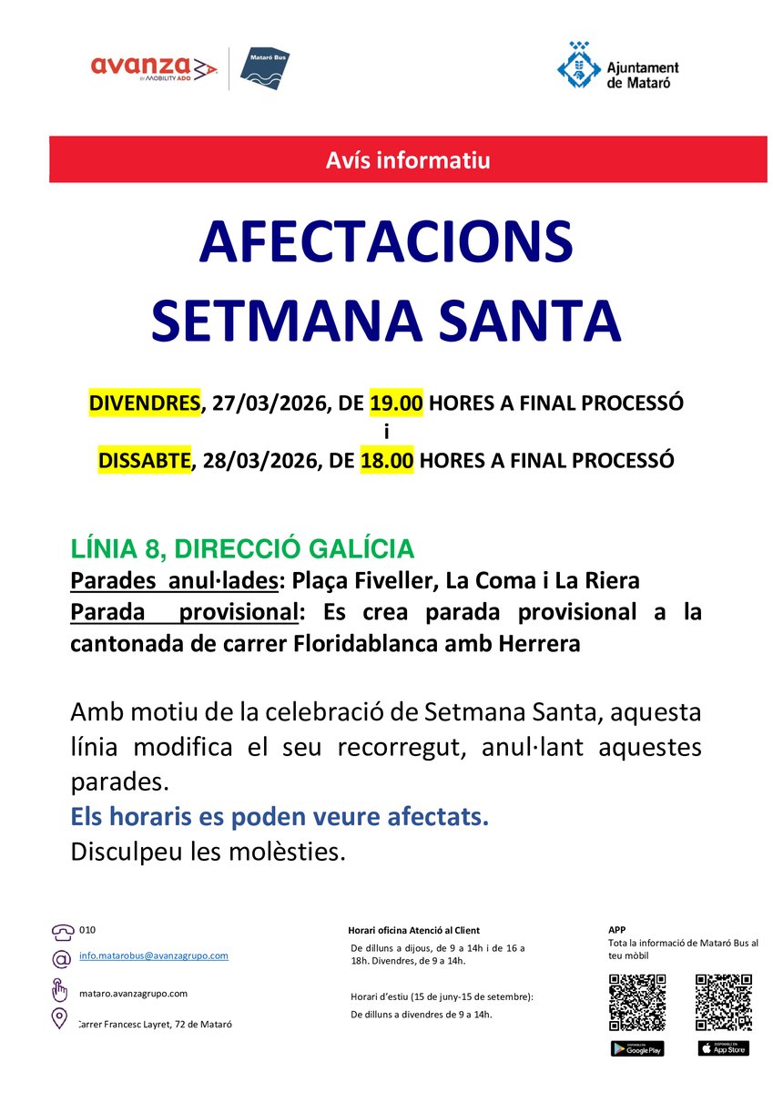 Transport urbà de Mataró | Mataró Bus tweet media