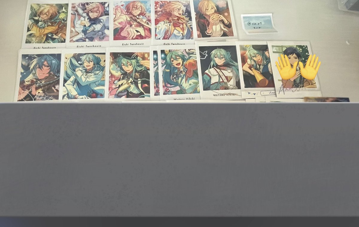 cir_r7's tweet photo. 【譲渡】あんスタ　ぱしゃっつ　ぱしゃこれ　クリカ SP 笑門来福 買取 交換 エモカ

譲　北斗、スバル、真、真緒、英智、渉、千秋、翠、千秋、鉄虎、奏汰、
一彩、マヨイ、藍良

求　希望額➕送料

引越しのためご不快でなければ定価以下で大丈夫です💦
抱き合わせお願いする場合もあります https://t.co/GfiKU9LrCr