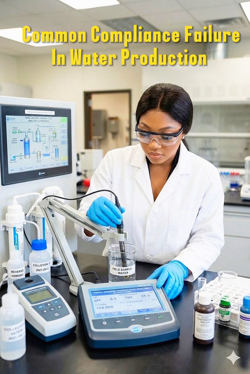 amfavoured22's tweet photo. Some of the compliance failures are:
🔸 Inadequate testing of water sample 
🔸Poor disinfection method
🔸Poor equipment maintenance 
All of this can result to ineffective removal of contaminants in water.

#water #cleanwater #publichealth https://t.co/DJEMtGyQ70