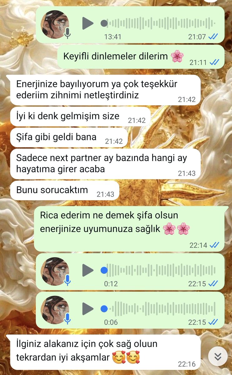 Müzeyyen☀️(Tarot danışmanlığı) tweet media