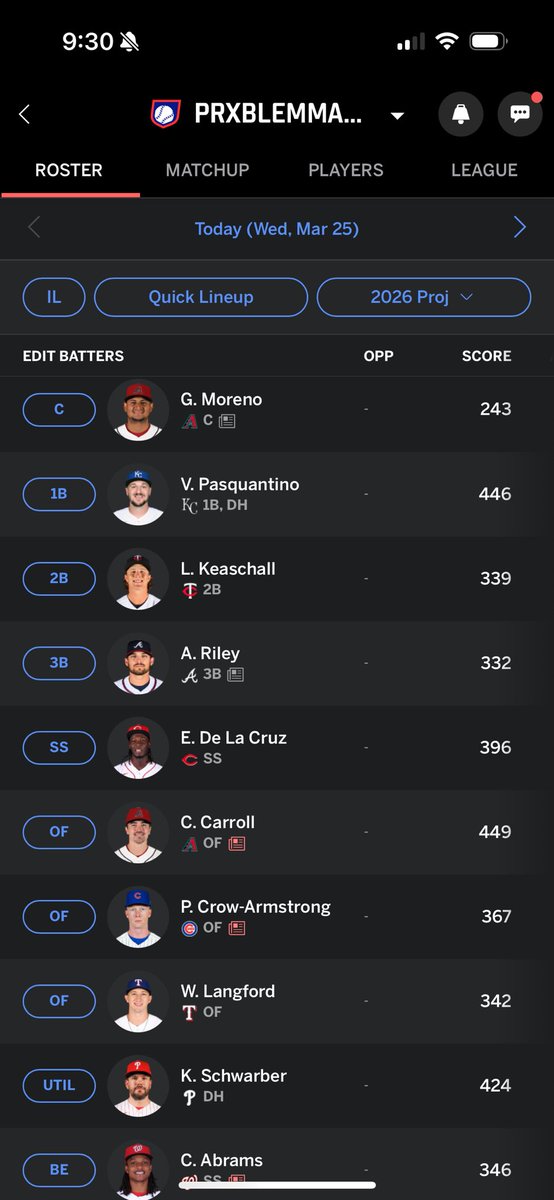 RicanSports77's tweet image. @_MikeVA mike thoughts on my squad? 10 Team points.