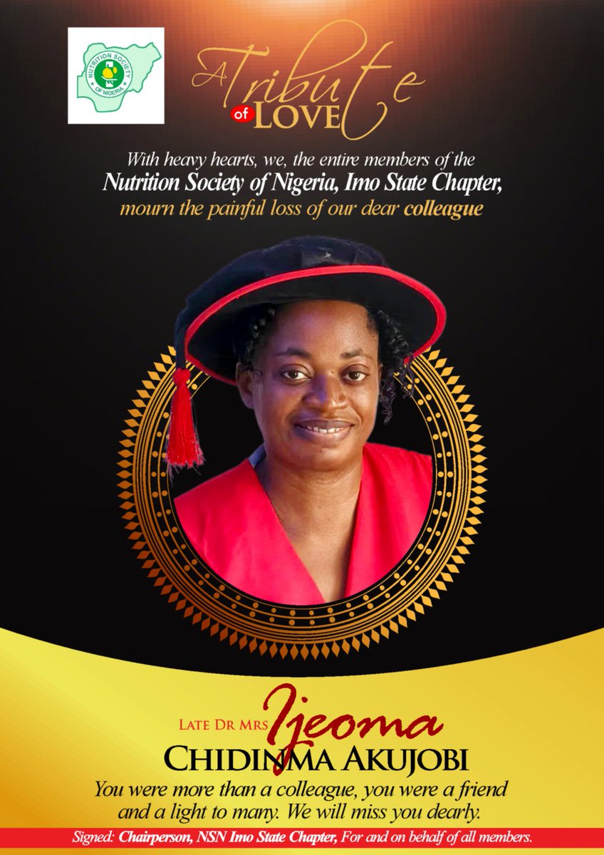 Nutrition Society of Nigeria( NSN) tweet media
