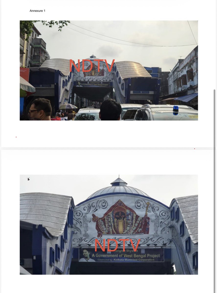 SreyashiDey's tweet image. Breaking: 

#BJP files #MCC violation complaint against CM #MamataBanerjee for not removing government hoarding at #KalighatTemple which falls under #Bhabanipur constituency where she’s contesting from.