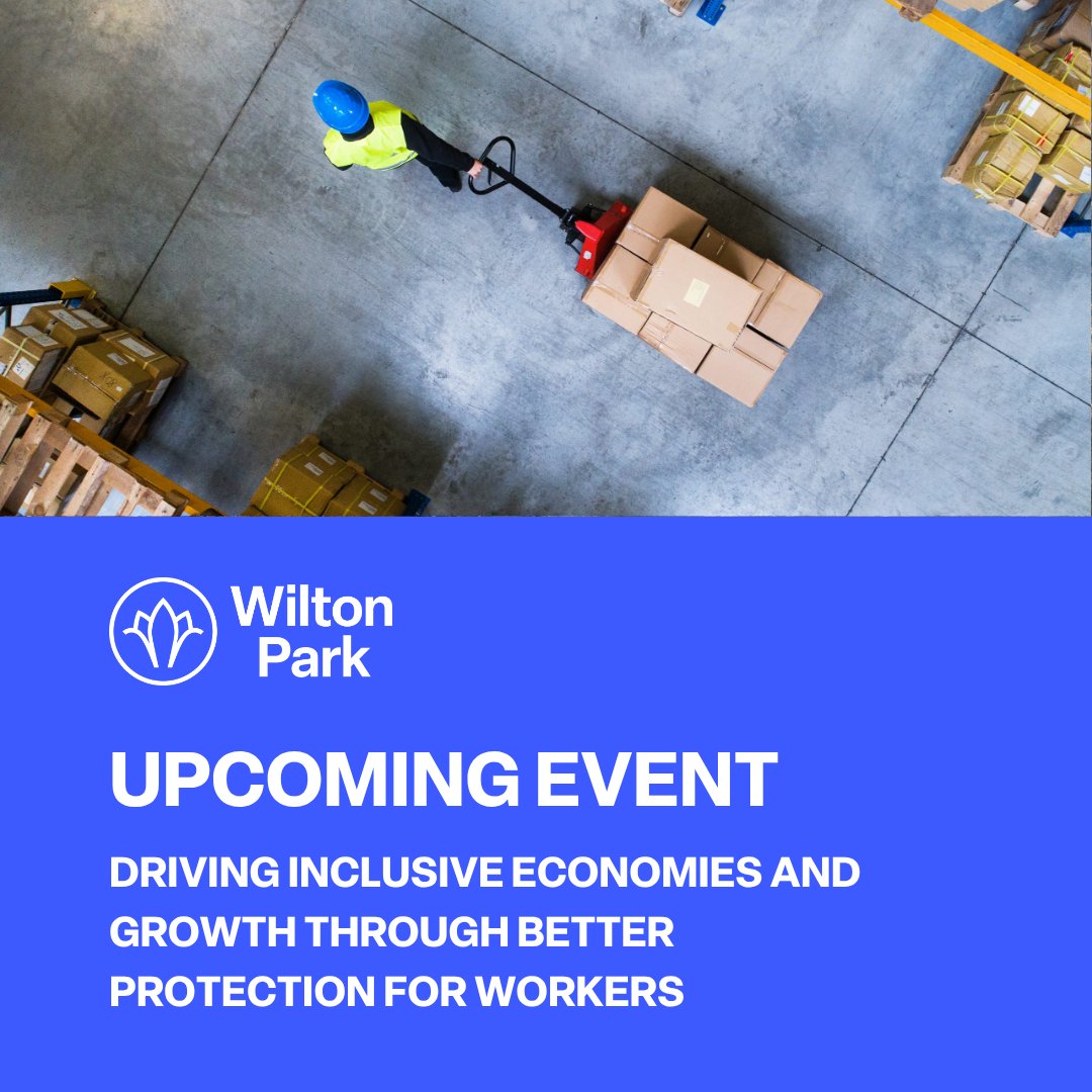 WiltonPark's tweet image. 🌍 How do we build economies that work for everyone?

💼 Our dialogue with @biztradegovuk will explore how nations can build inclusive economies and growth while safeguarding and strengthening workers’ rights.

🔗 wiltonpark.org.uk/event/driving-…

#workersrights