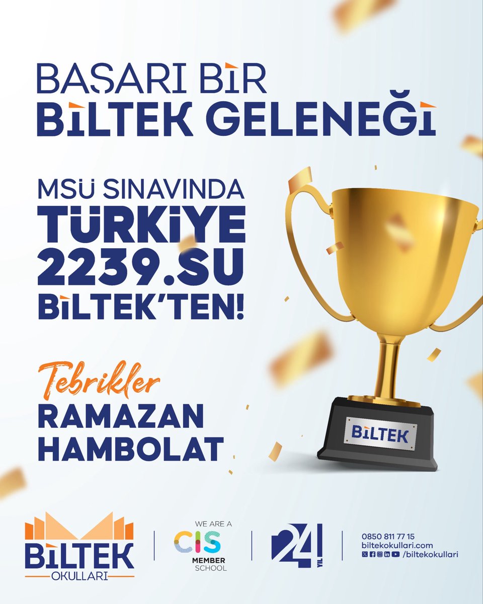 Biltek Okulları tweet media