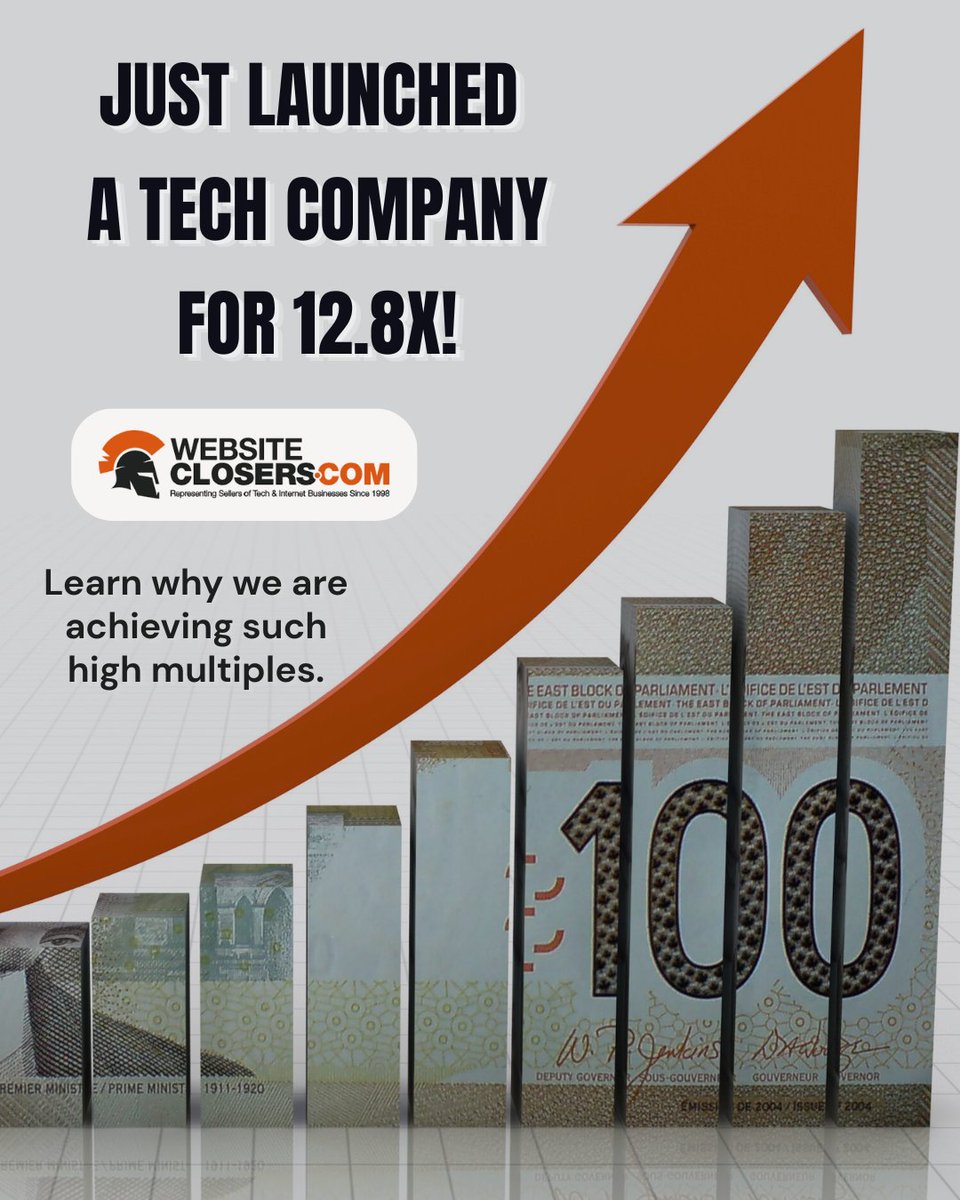 WebsiteClosers's tweet image. Premium outcomes like this don’t happen by chance. They’re the result of strategic positioning, strong buyer demand, and a proven process that maximizes value at every stage of the transaction.

#DigitalBusiness #SellYourBusiness #ExitStrategy