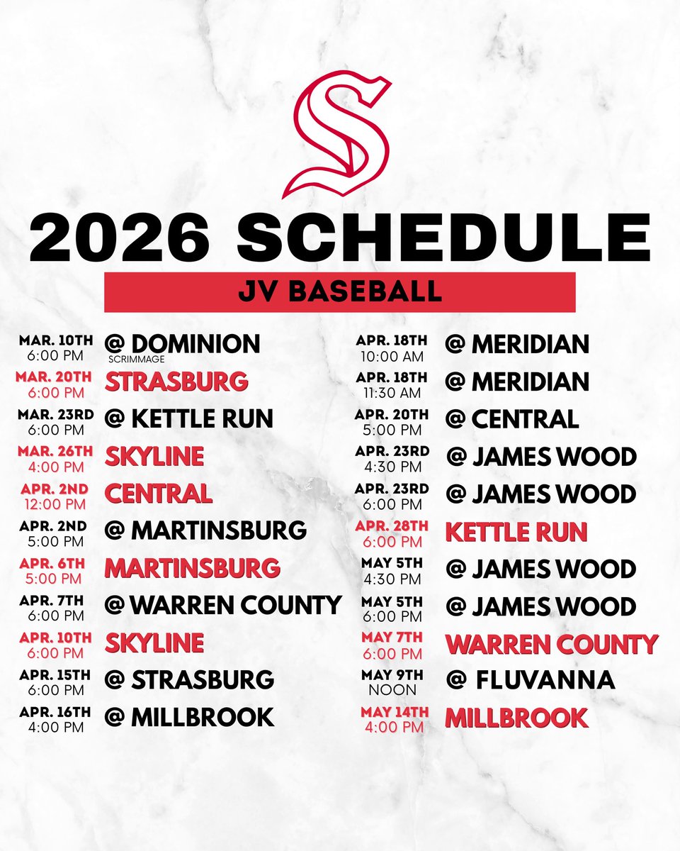Sherando Warrior Baseball tweet media