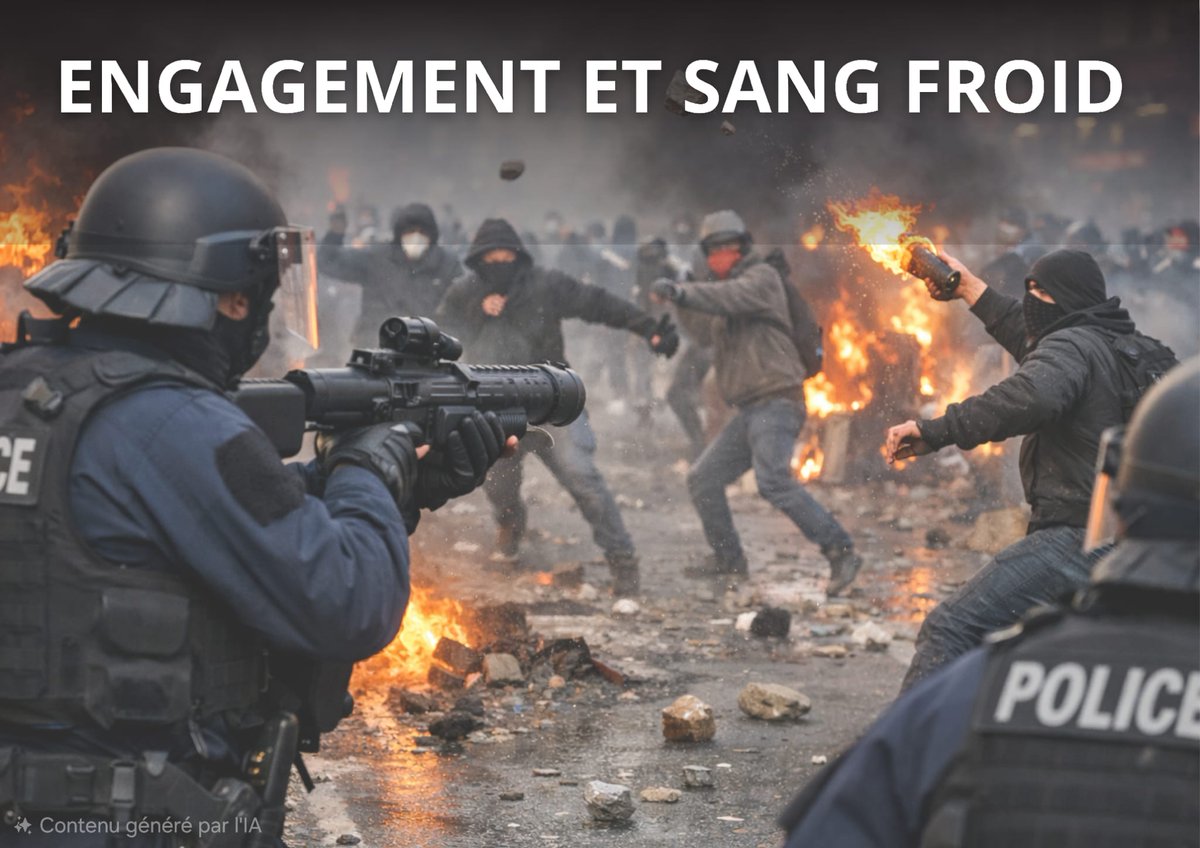 Marc_RLG's tweet photo. LBD Police : moins utilisé en 2024, mais toujours décisif sur le terrain. 

Un homme armé, menaçant se lève brusquement à l’approche des policiers. Un tir de LBD permet de l'in../..

👉 Un  article complet dans @La Voix Du Gendarme- llustration I.A.

https://t.co/g2FFjorPQZ https://t.co/4ExkjhwGCo