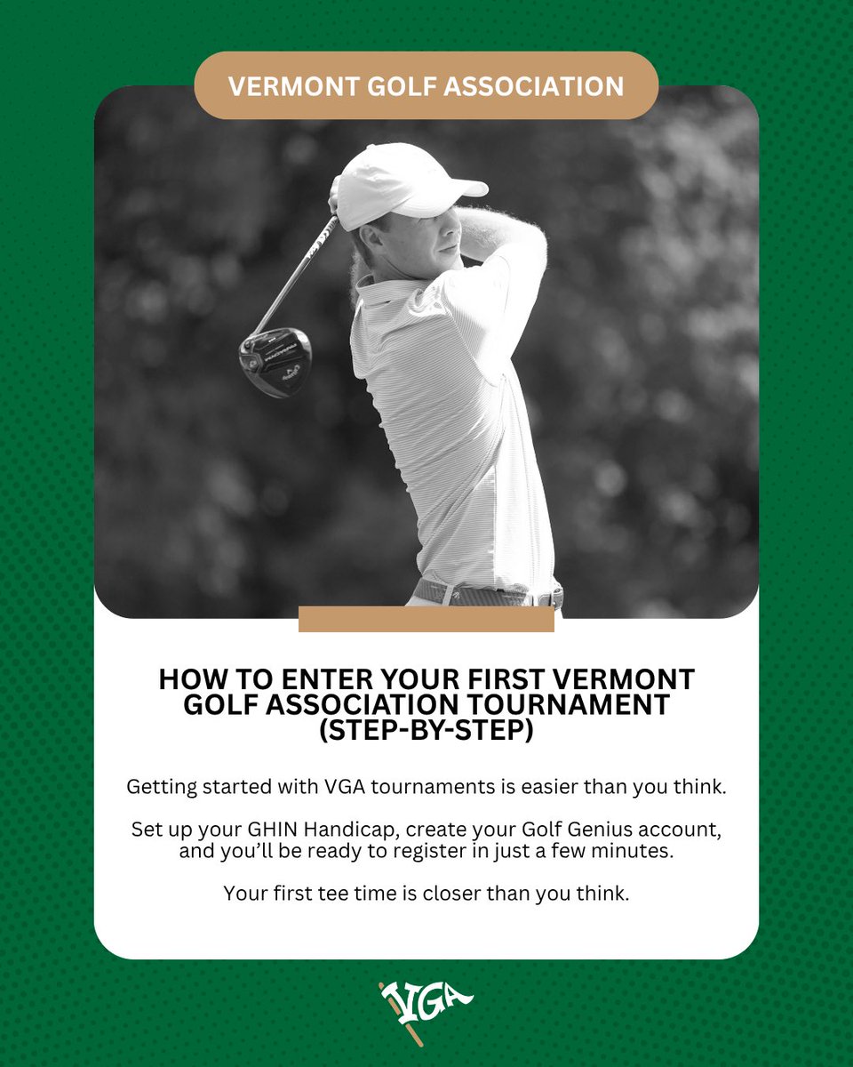 Thinking about playing in your first VGA tournament but not sure where to start?

We broke it down step-by-step so you can get set up, register, and get on the tee with confidence.

Click the link below to read the full guide and get started today:
vtga.org/how-to-enter-y…