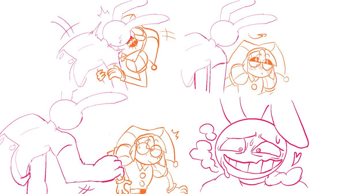 Repost of an old comic I made in the style of <a href="/Washimy3456/">💜✨Washi (Commissions closed)✨💜</a> #funnybunny #evilfunnybunny #tadc