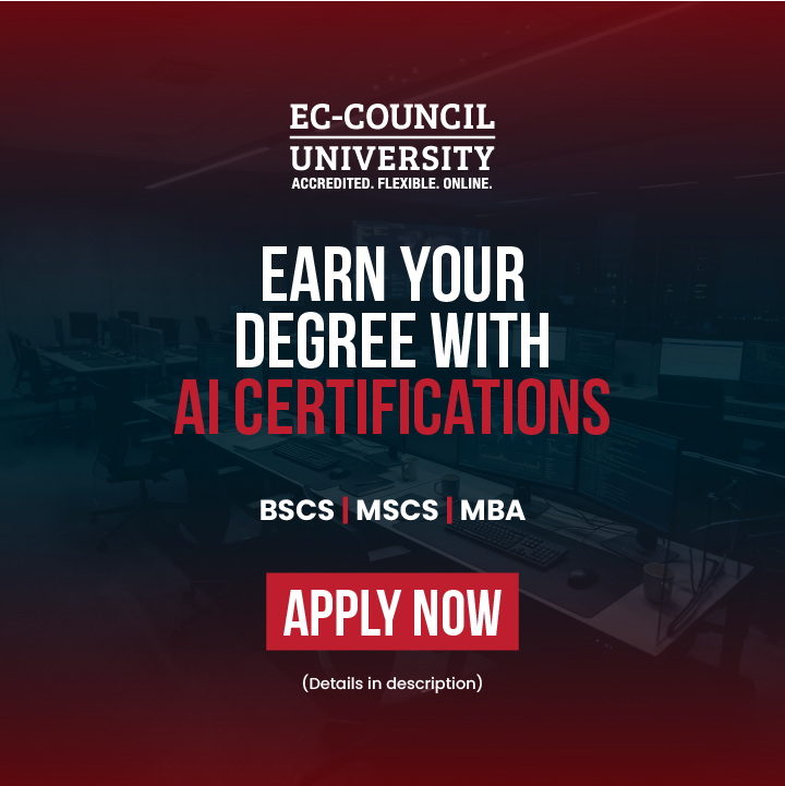 EC_Council_Univ's tweet image. Build the future-ready cyber + AI skill stack.
Apply now: bit.ly/4lzKEAK
DM us to learn more.

#CAIPM #AICertification #ArtificialIntelligence #AIProgramManagement #Cybersecurity #AILeadership #TechCareers #FutureOfWork #CyberEducation #AIinCybersecurity