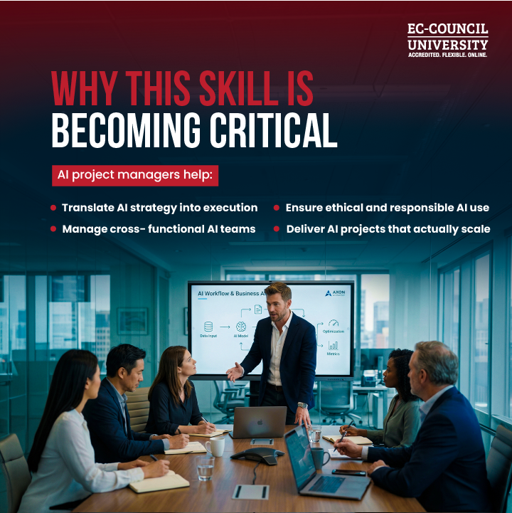 EC_Council_Univ's tweet image. Build the future-ready cyber + AI skill stack.
Apply now: bit.ly/4lzKEAK
DM us to learn more.

#CAIPM #AICertification #ArtificialIntelligence #AIProgramManagement #Cybersecurity #AILeadership #TechCareers #FutureOfWork #CyberEducation #AIinCybersecurity