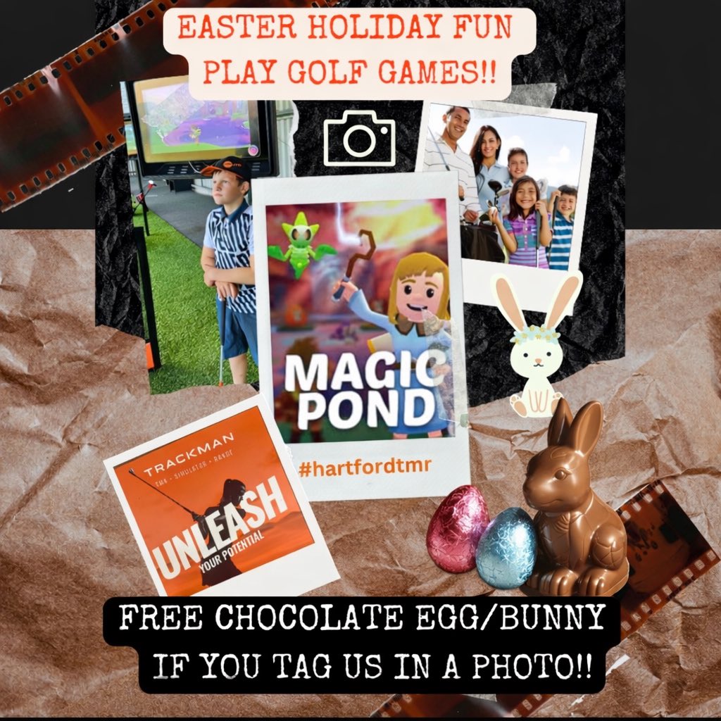 HartfordGolfC's tweet image. It’s the Easter school holidays from Friday and we’ve got lots of chocolate eggs to give away.  Trackman range is the perfect fun activity for kids, and we will be giving away chocolate treats for any photos you tag us in over the next two weeks!!
#hartfordgolf #easteractivities