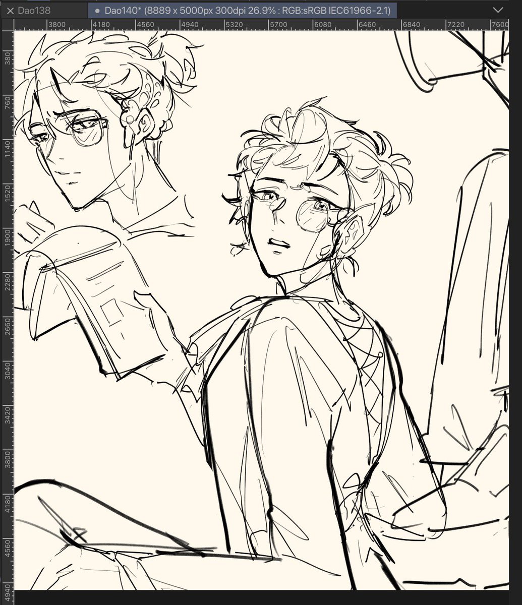 ngangetin skill lagi yey,

berantakan bgt tapi ini, ngesketsanya sambil nunggu pecel lele mateng haha
#NakuLukis