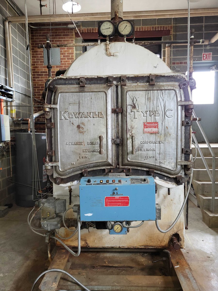 Love running into old Kewanees on the job. A little maintenance and this one’s back up and running!