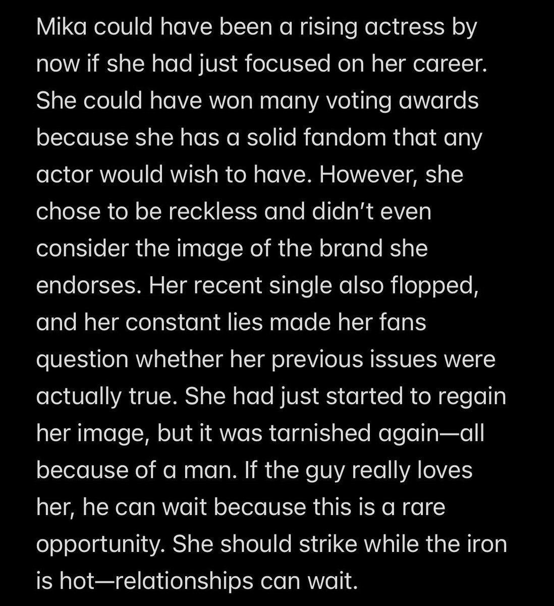capribaby4ever's tweet photo. Hindi lahat ng opportunity babalik https://t.co/p0LoTcnwKC