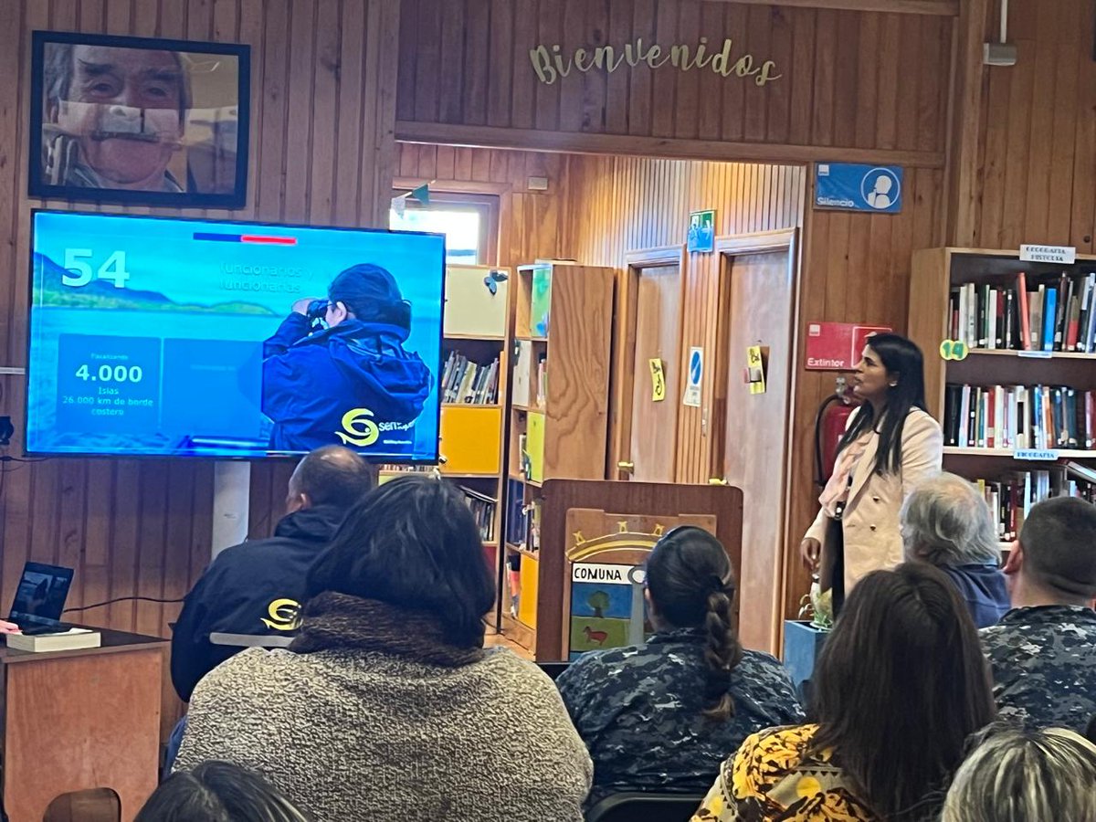 sernapesca's tweet photo. #Aysén: Gracias a la donación del Proyecto @theGEF Gobernanza Marino Costera- implementado por @FAOChile- de 7 computadores, 2 proyectores y 1 impresora, hicimos el lanzamiento del Plan Caleta en Línea, que busca fortalecer nuestra labor de atención remota y presencial. https://t.co/QbiWpOfKfN