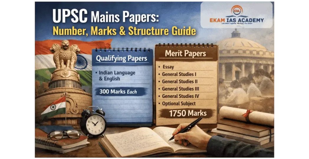 EkamIas's tweet photo. UPSC Mains Papers Explained: Number, Marks &amp; Structure

Read more at: https://t.co/DnNH24815p https://t.co/jCurxAoWeH