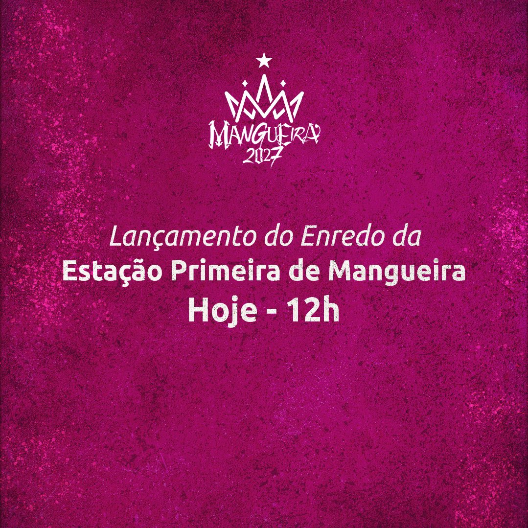 gresmangueira's tweet photo. É hoje! 12h! 💚🩷 https://t.co/b35LizxUcO